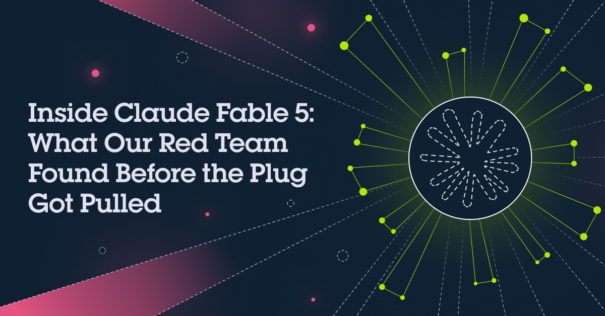 Cover art for Inside Claude Fable 5 red team findings